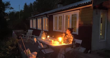 Cabin, 30 m to the Sea, 25 min Oslo, 10 min Tusenfryd