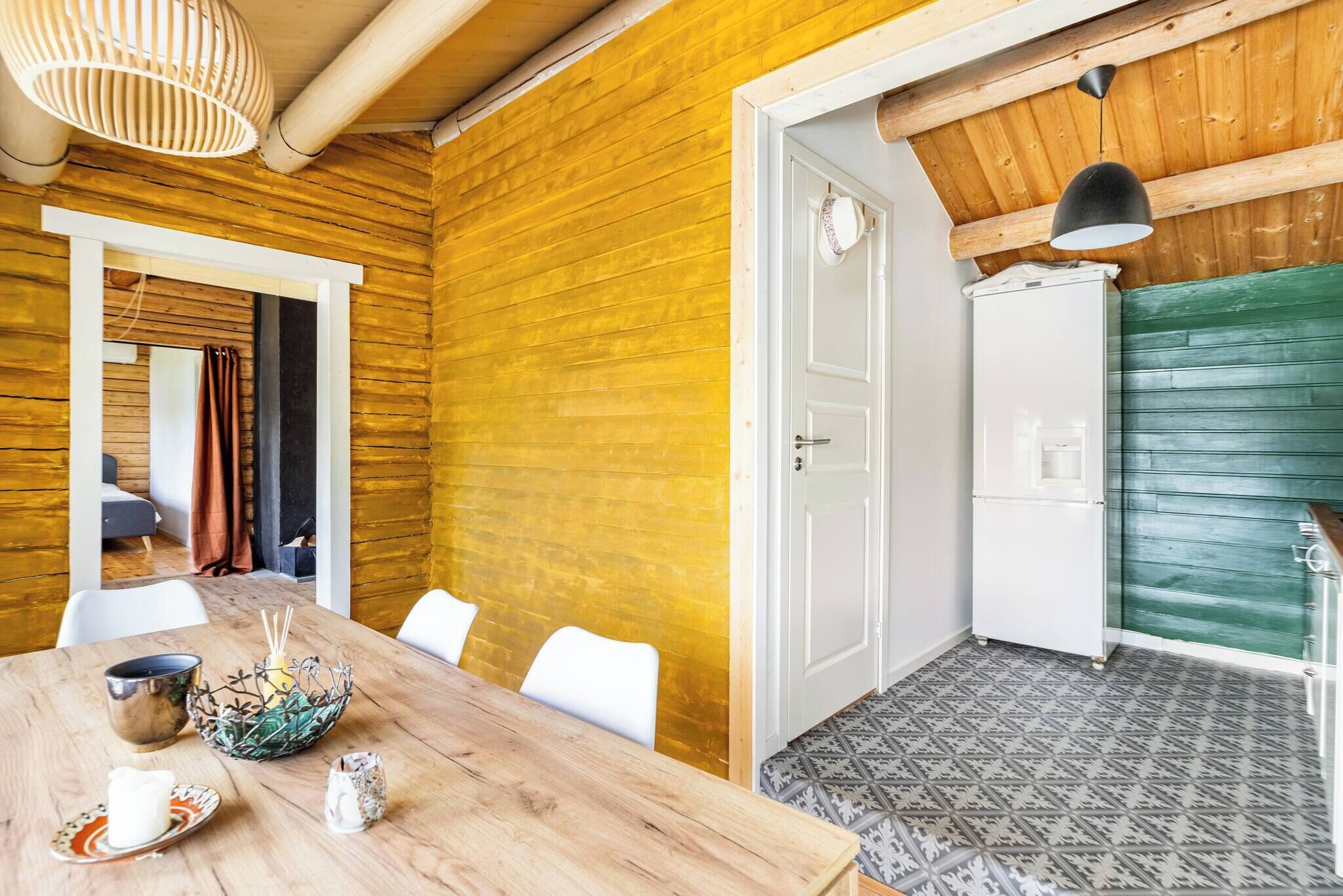 Hytte, 3 soverom, balkong, hageutsikt | Spiseområde