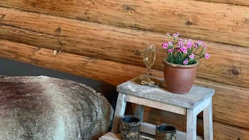 Cabin, 3 phòng ngủ, ban công, quang cảnh vườn | Nội thất