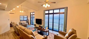 SEA BASE Onna | Stunning Beachfront | Private Cottage with Ocean & Sunset Vie...