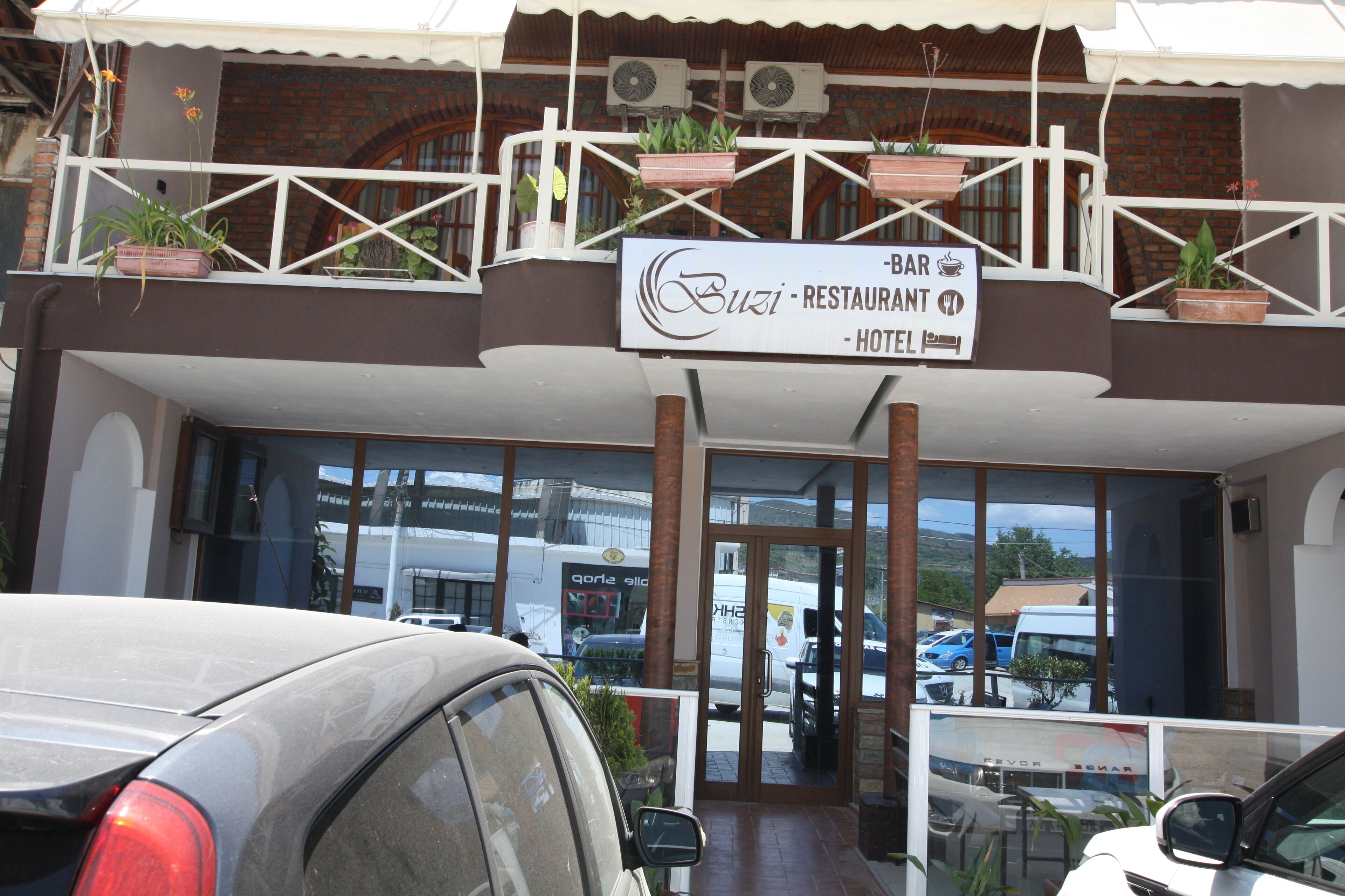 Majoituspaikan julkisivu