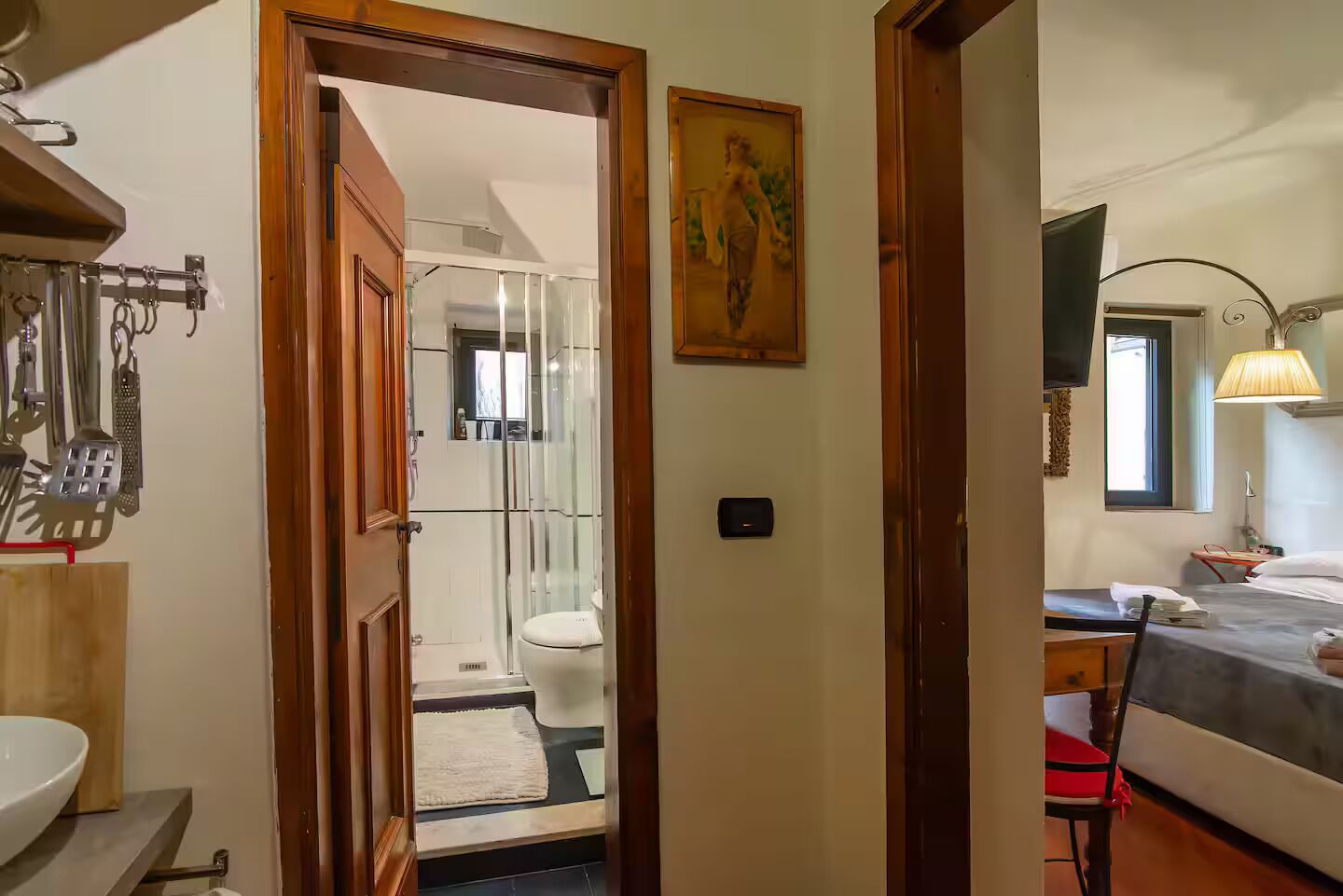 Towels, soap, toilet paper