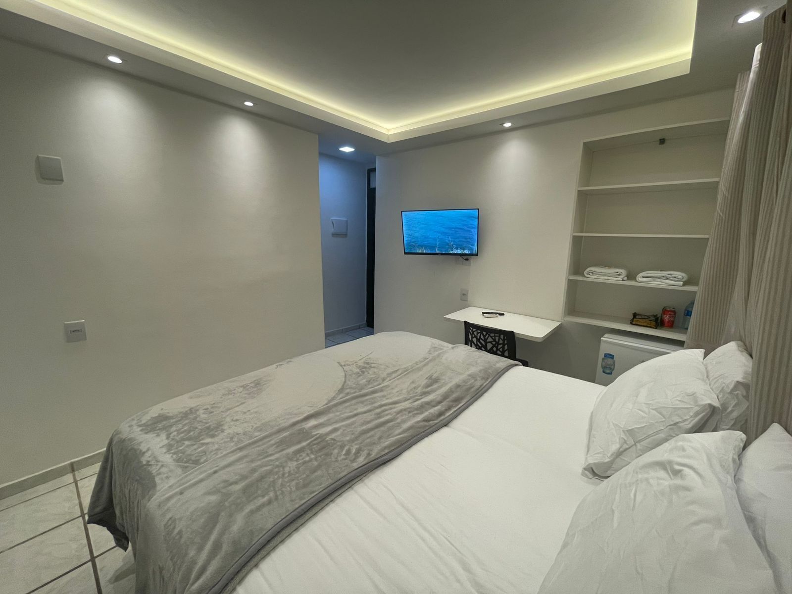 Habitación doble ejecutiva de uso individual | Escritorio, wifi gratis y ropa de cama 