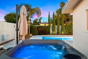 Una piscina riscaldata