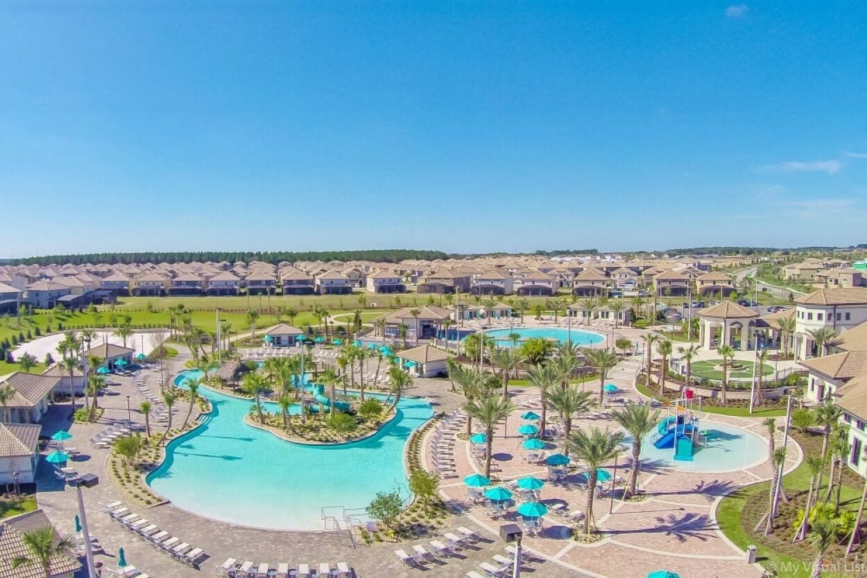 Una piscina riscaldata