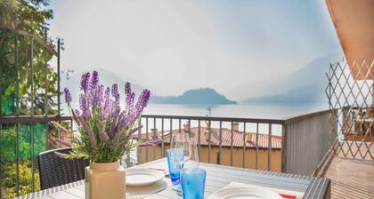 POSTCARD 2 Fronte vista Lago di Como 1 camera WiFi
