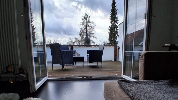 Interior - Exclusive loft with fireplace & sun terrace near the trade fair directly at the train station & parking lot (Bad Salzuflen)