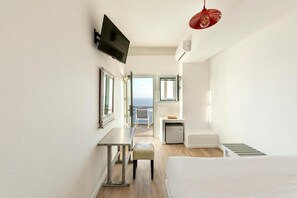 Superior Double Room, Sea View | In-room safe, blackout drapes, soundproofing, iron/ironing board - DIAMOND on the cliff Hotel &Suites (Santorini)