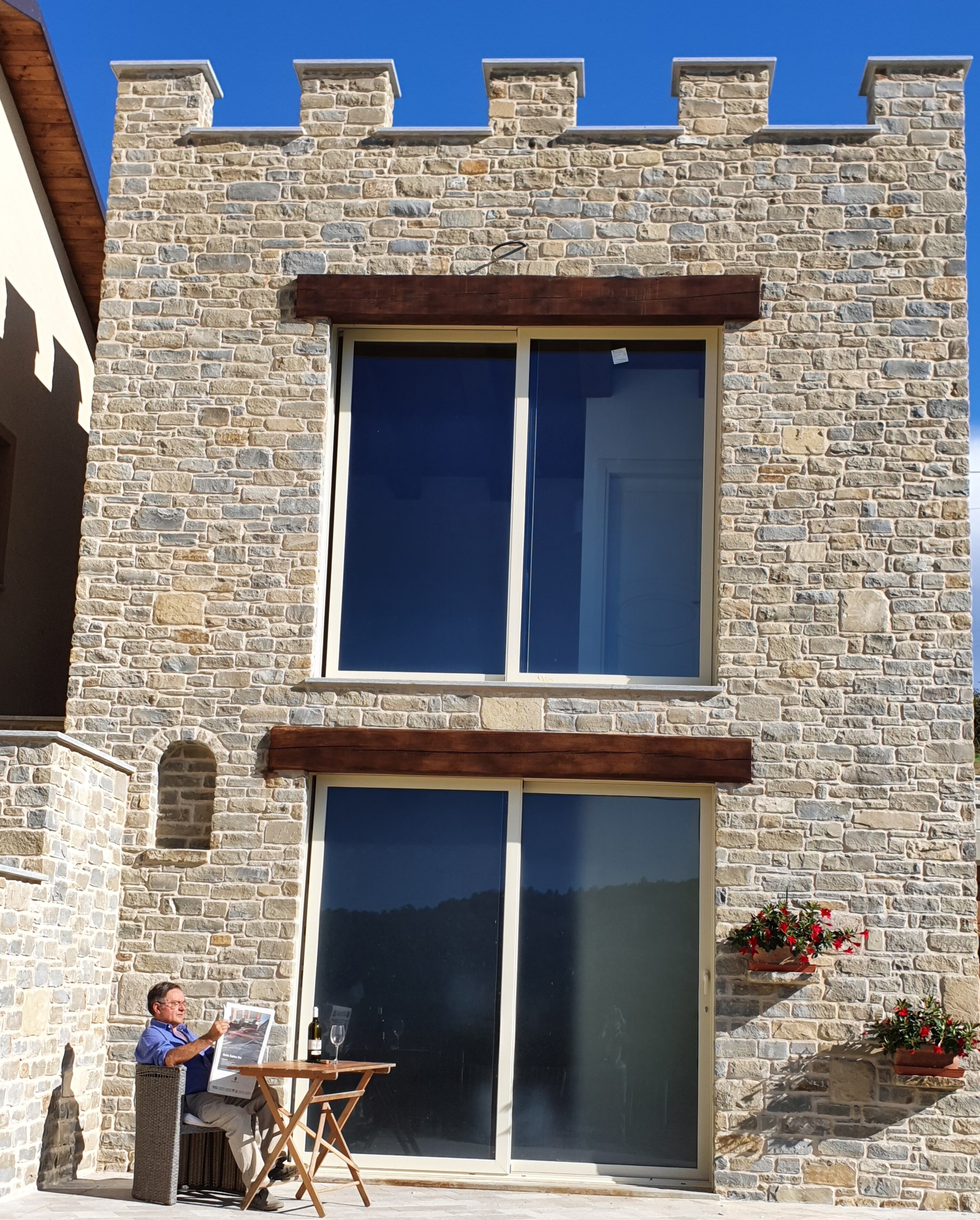 Façade de l’hébergement
