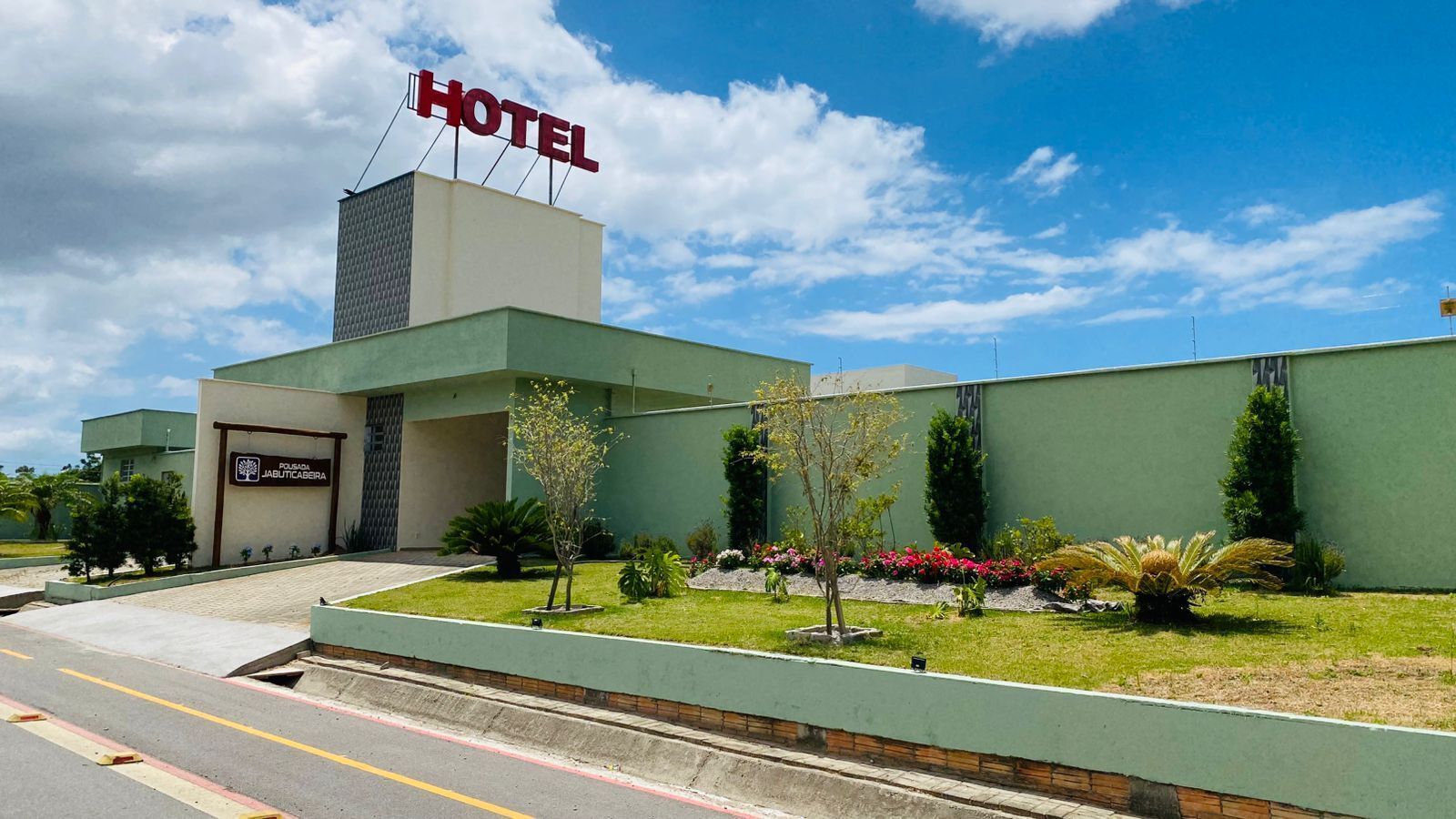 Façade de l’hébergement