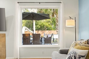 TV, fireplace, video games, books