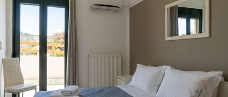 2 makuuhuonetta, silitysrauta/-lauta, ilmainen Wi-Fi, vuodevaatteet