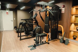 Fitness facility - Cozy & Modern 1-Bedroom in Barranco w/ Gym Access & Prime Location (Barranco)