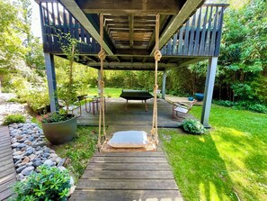 Terrace/patio - Architects villa with wide terraces very close to the beach (Lège-Cap-Ferret)