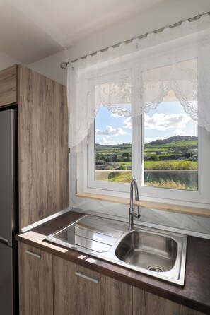 Apartment, Garden View | Private kitchen - Sunlit Modern Home Country Views Xemxija (St. Paul's Bay)