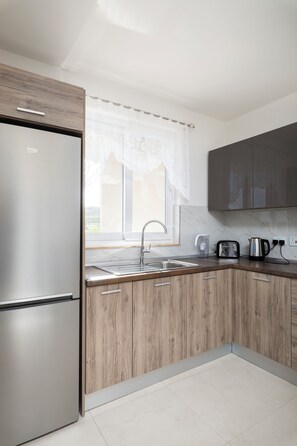 아파트, 정원 전망 | 전용 주방