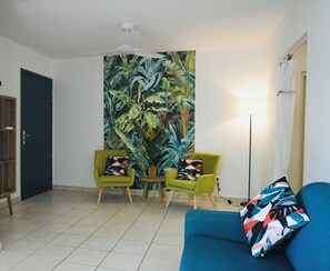 Living area - Beach apartment in Sainte Luce (Sainte-Luce)