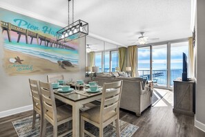 Dining - Pier Happiness at Summerwind 802 | Beachfront 3BR w/ Gulf Views (Navarre)