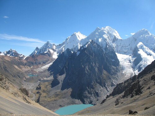 tents for camping in awesome Huayhuash Trek 6 days fixed Departure 29 May 2026