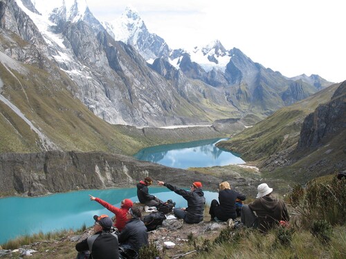 tents for camping in awesome Huayhuash Trek 6 days fixed Departure 29 May 2026