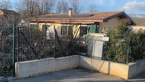 A szálláshely külső területei