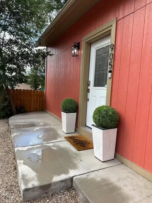 Exterior detail - The Scarlett Rose (Colorado Springs)