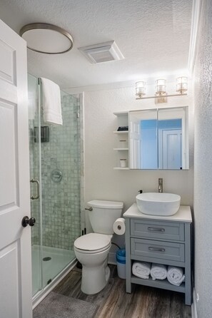 Bathroom - Elegant & Renovated 4BR • Walk to Downtown (Lakeland)