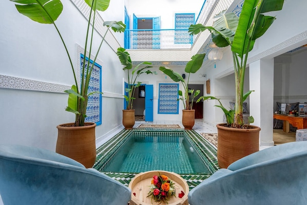 Living area - Riad Les Secrets De Marrakech (Marrakech)