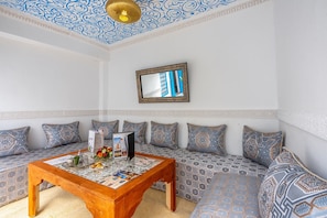 Living area - Riad Les Secrets De Marrakech (Marrakech)