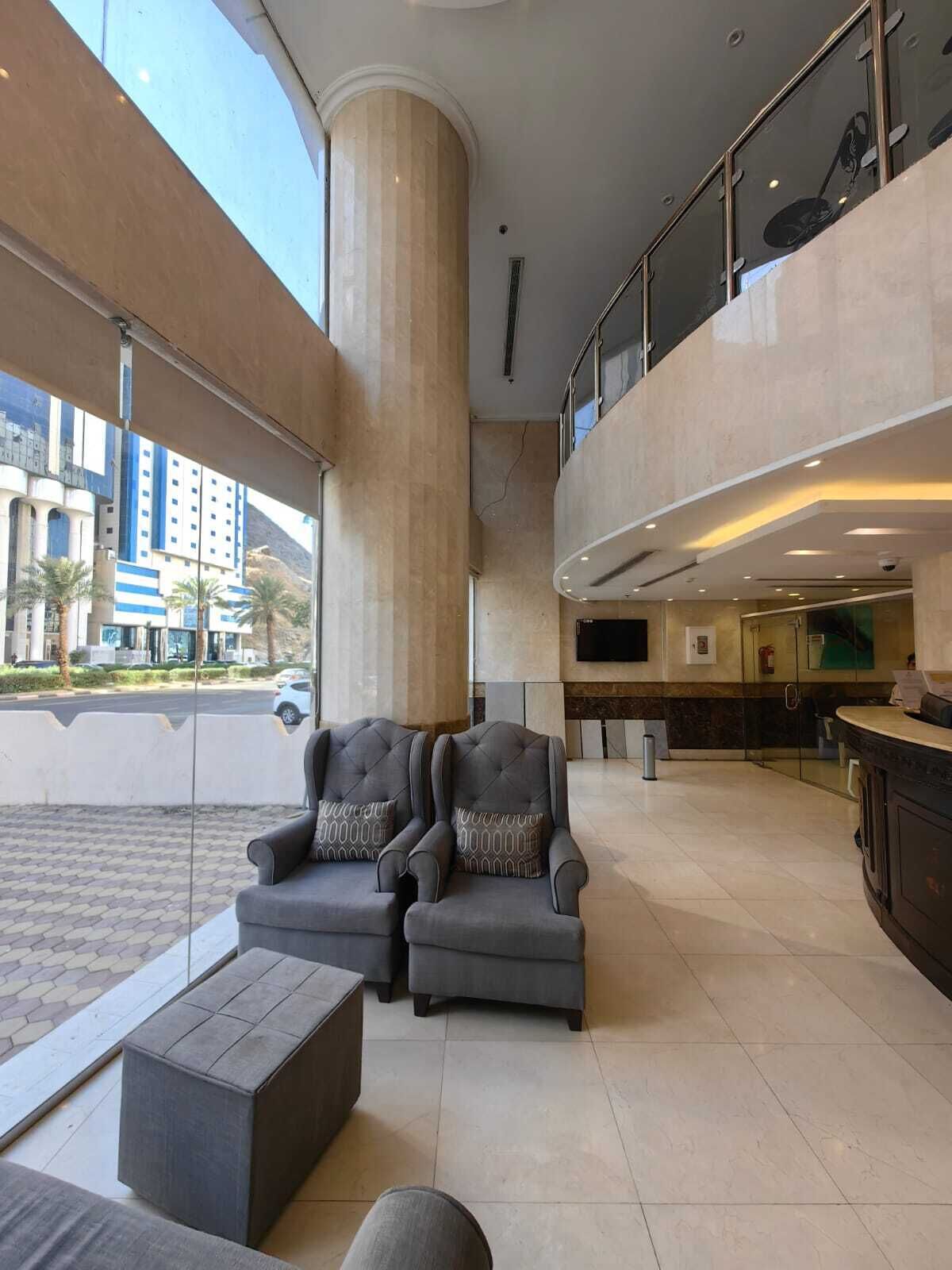 Sittområde i lobbyn