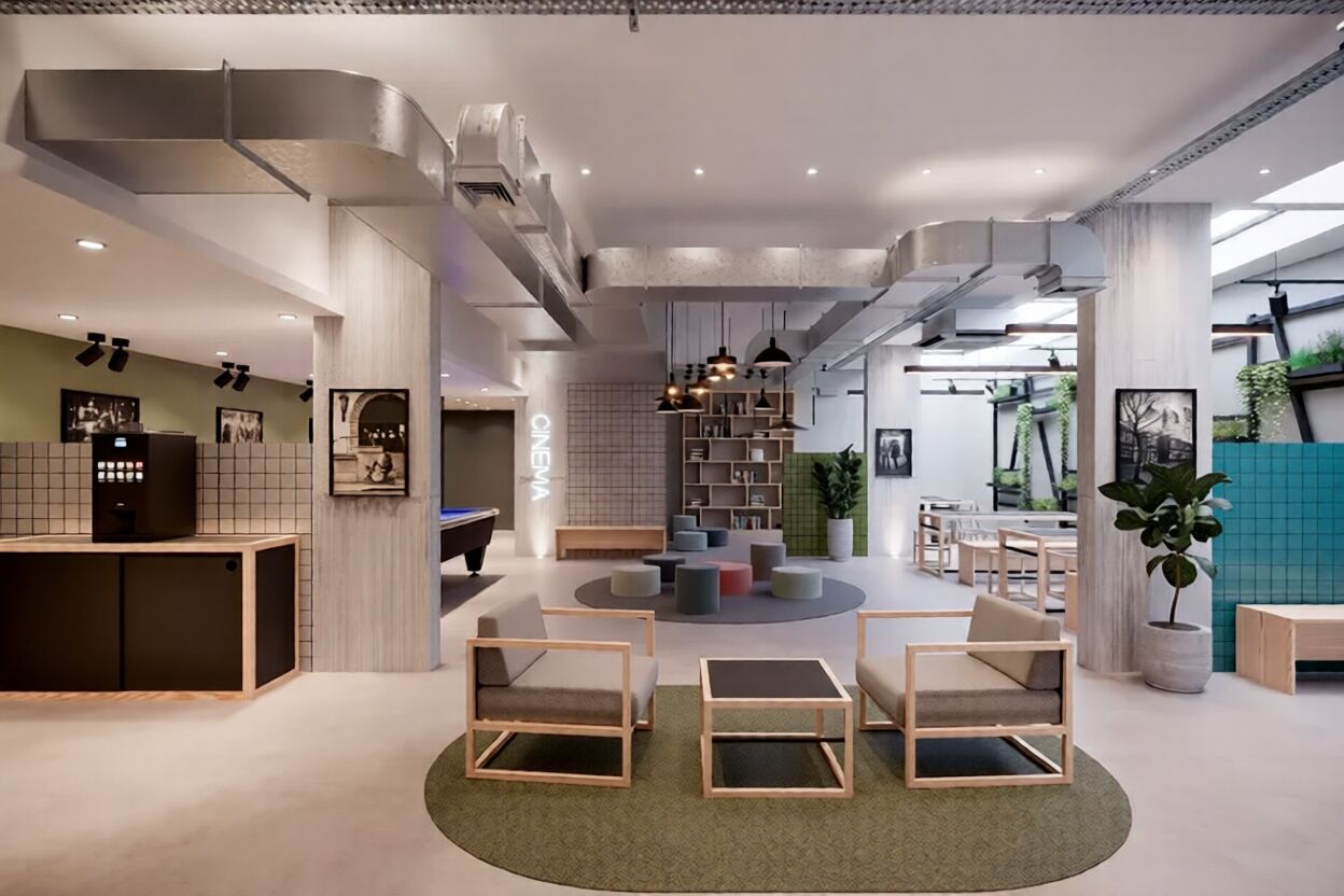 Lobby sitting area