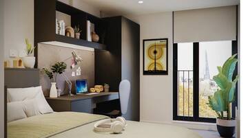 Blackout curtains, free WiFi