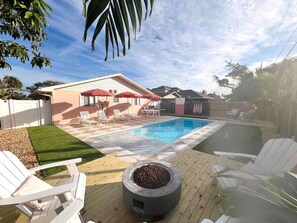 Opvarmet pool