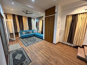 Fireplace - Luxury 3-Bedroom Villa with Private Pool & Garden for a relaxing getaway, Jaipur (Jaipur)