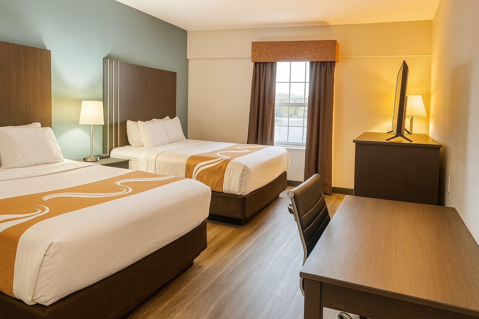 Ferros/tábuas de passar roupa, Wi-Fi, roupa de cama