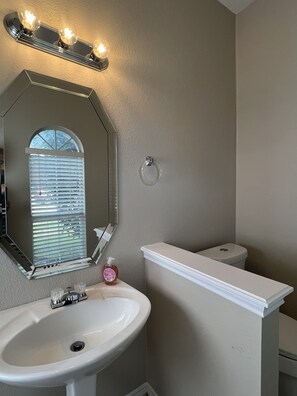 Hair dryer, towels, soap, toilet paper - Superb 4-bedroom house on George Bush Tpk, Carrollton (Carrollton)