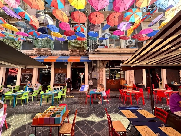 Family Apartment, 2 Bedrooms, City View | Food court