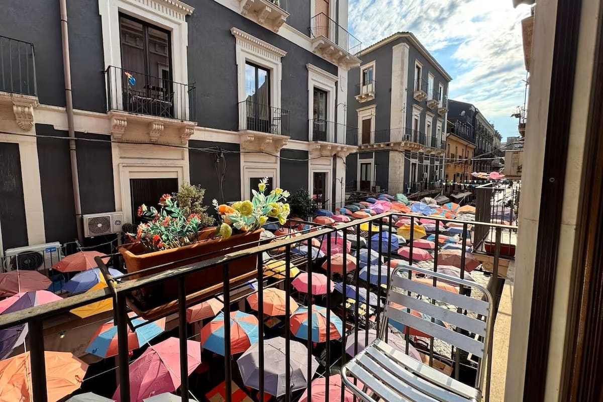 Appartamento familiare, 2 camere da letto, vista città | Vista dalla camera