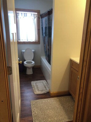 Hair dryer, towels, soap, toilet paper - Peaceful Farm-Adjacent Country House with INDOOR Basketball Court! (Sheldon)