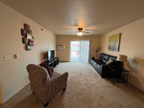 Tomah Apartment: 2 Bedrooms, Balcony, Fitness Center & Family-Friendly!