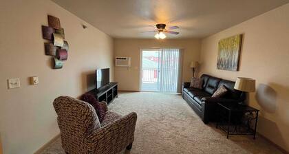 Tomah Apartment: 2 Bedrooms, Balcony, Fitness Center & Family-Friendly!
