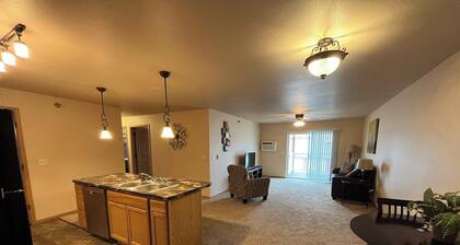 Tomah Apartment: 2 Bedrooms, Balcony, Fitness Center & Family-Friendly!