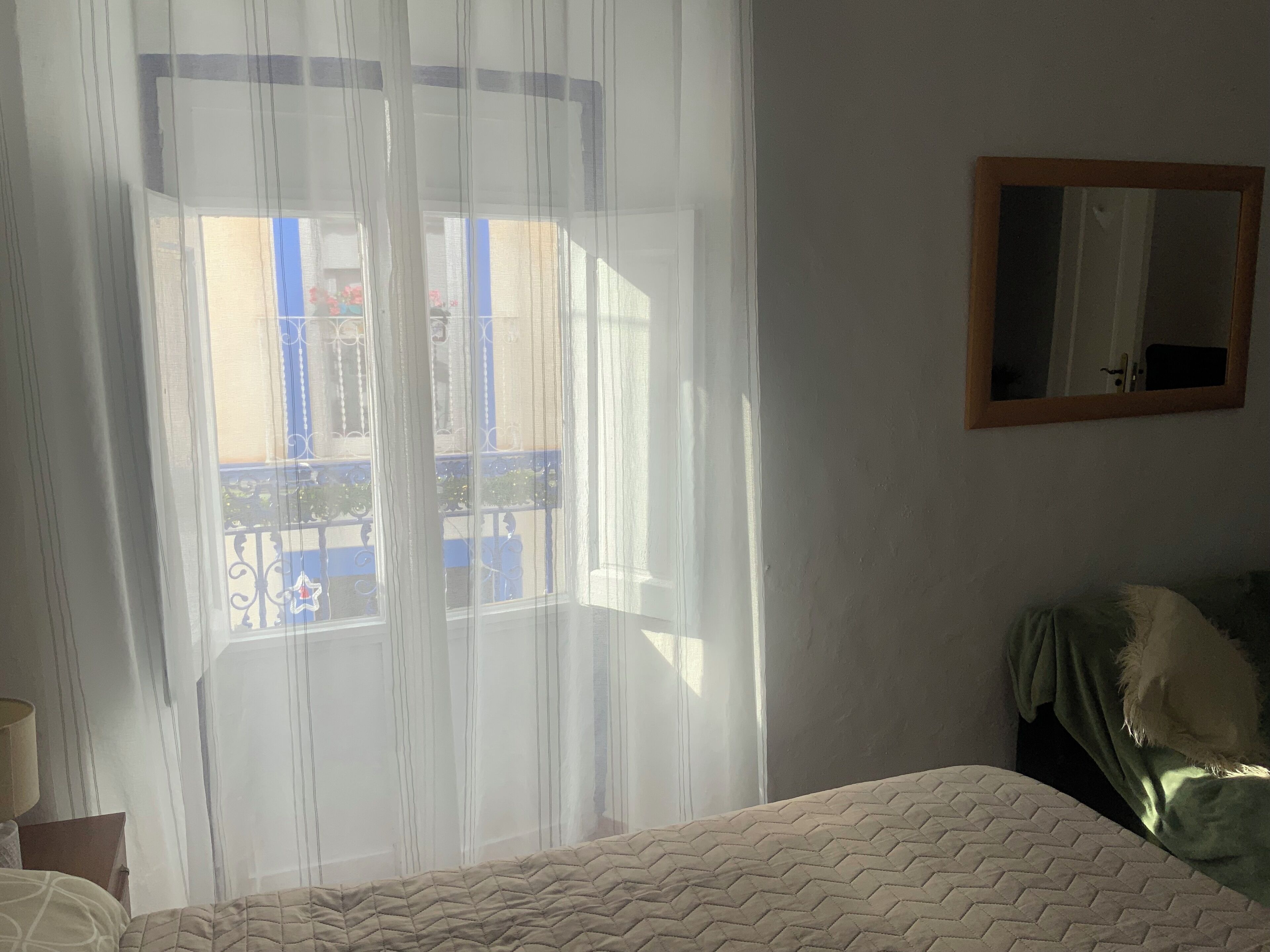 2 bedrooms, desk, iron/ironing board, travel cot