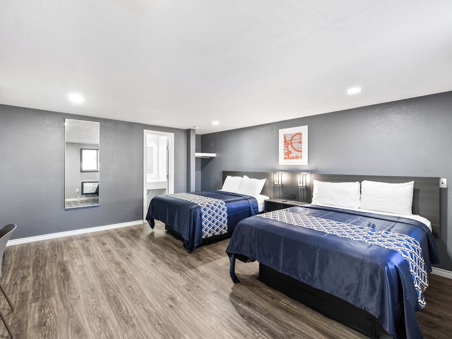 Room, 2 Queen Beds, Non Smoking | Desk, free WiFi