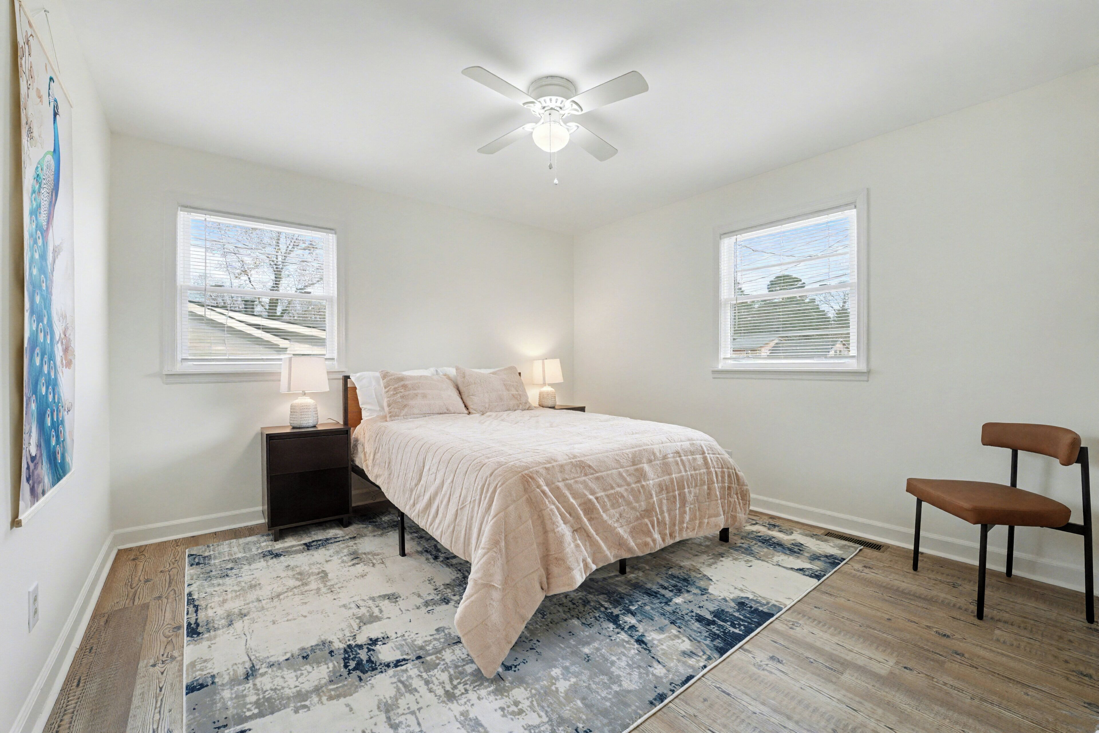 3 bedrooms, in-room safe, iron/ironing board, WiFi (free)