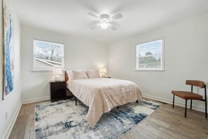 3 bedrooms, in-room safe, iron/ironing board, free WiFi