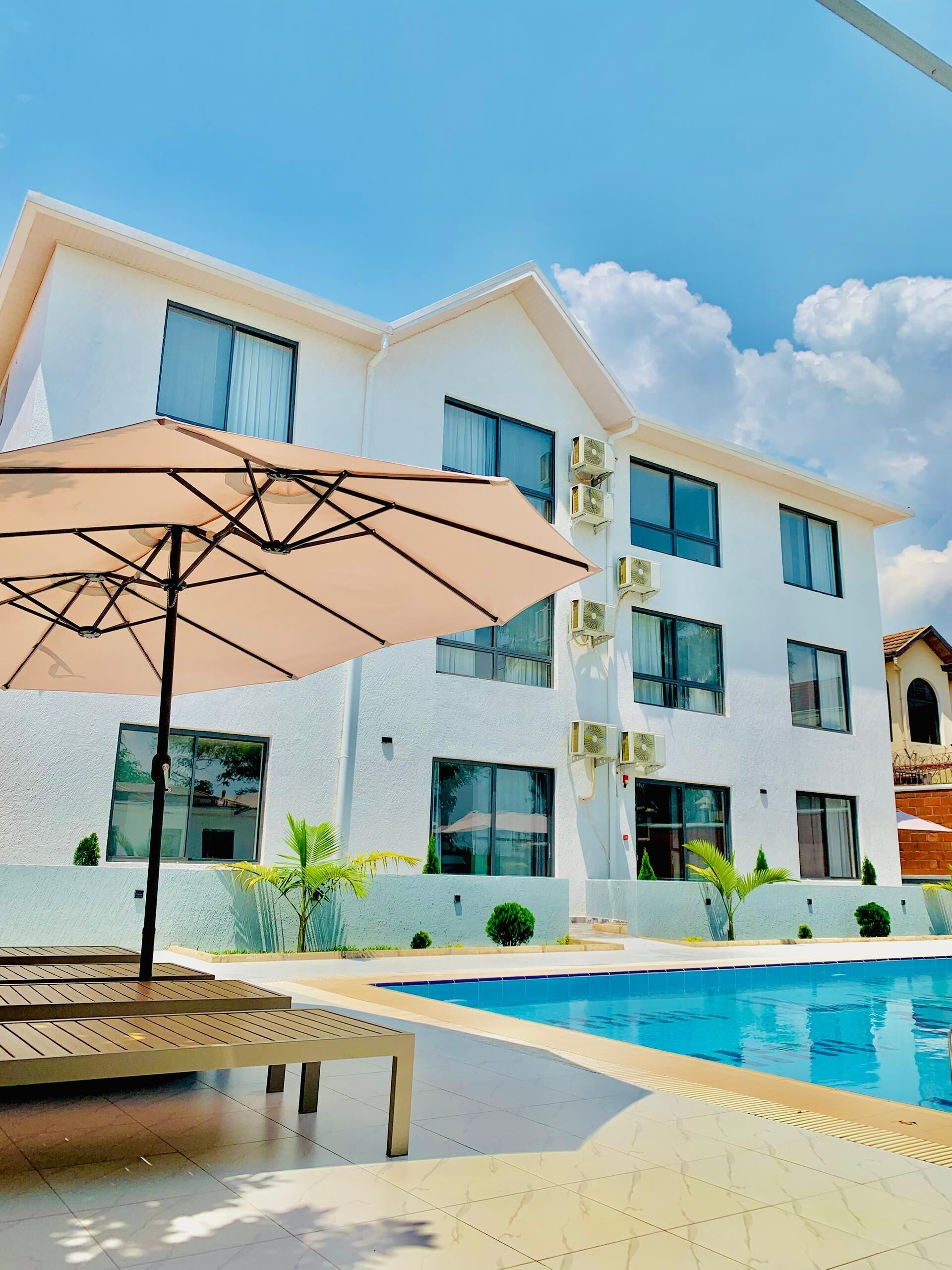 Una piscina cubierta