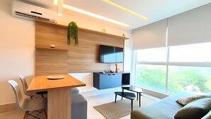 Apartment | Living area - Aline Duque by Temporada Inn (Ipojuca)