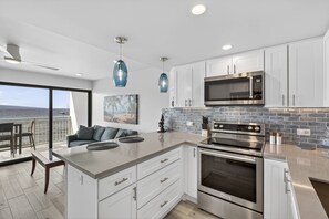 Fridge, microwave, oven, stovetop - Lahaina Roads 304 - Oceanfront - NEW LISTING! Great Discounts! (Lahaina)
