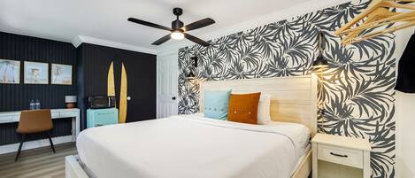 Habitación estándar, 1 cama King size, baño privado (Self check-in) | Camas con efecto memoria, escritorio y espacio para trabajar con laptop